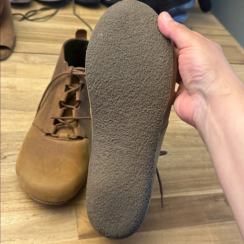 SOLE leather recork chukka boots